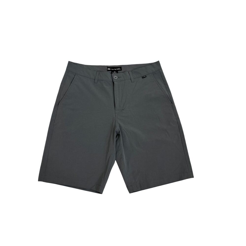 Travis Mathew Majestic x Players Performance Active Golf Shorts Grey Dry Fit 34